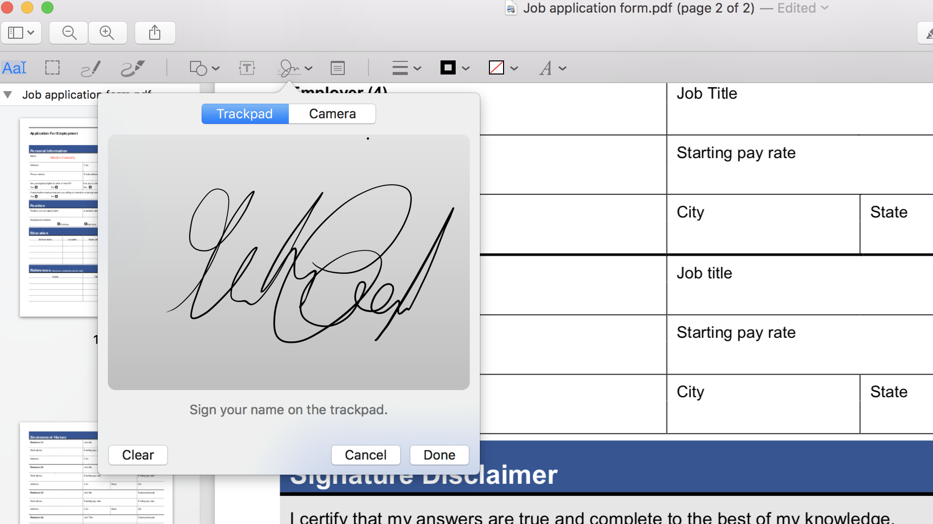 App for signing documents on mac